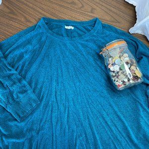 Maurices Teal Sweater Sz 2X